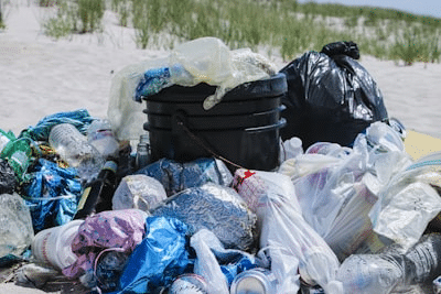 Pictures of marine plastics